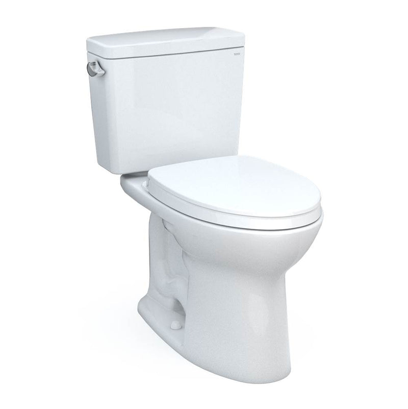 TOTO Toto® Drake® Two-Piece Elongated 1.6 Gpf Tornado Flush® Toilet With Cefiontect® And Softclose® Seat, Washlet®+ Ready