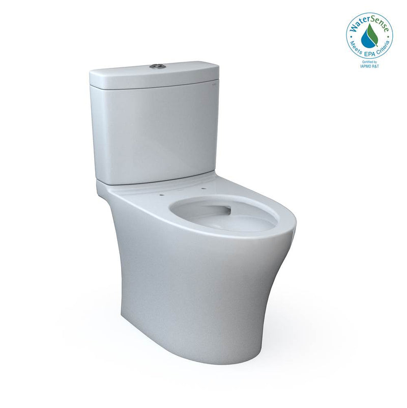 TOTO Toto Aquia Iv Two-Piece Elongated Dual Flush 1.28 And 0.9 Gpf Skirted Toilet With Cefiontect