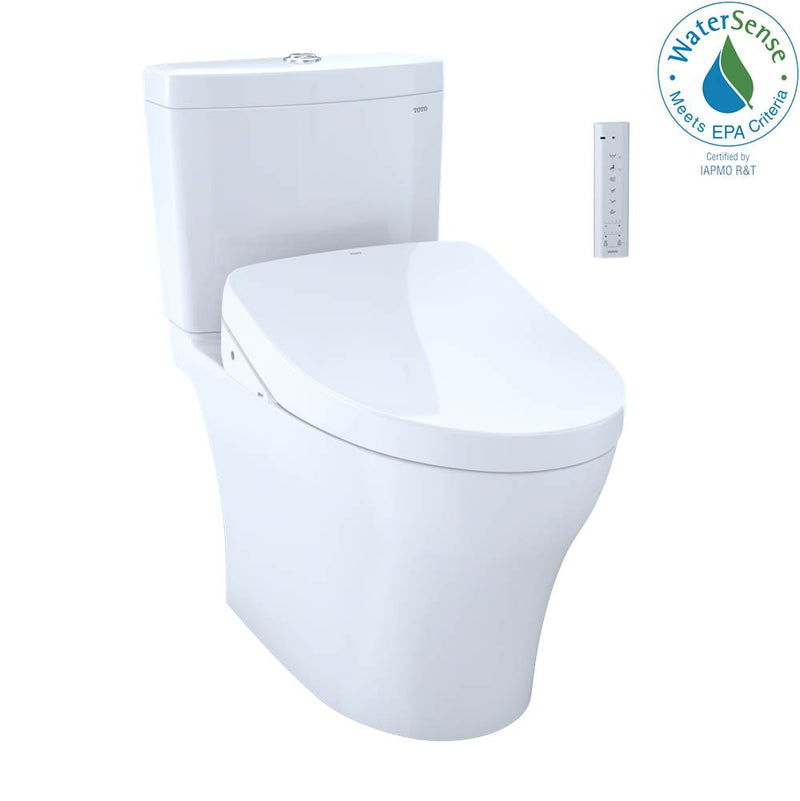 TOTO WASHLET®+ Aquia® IV 1G® Two-Piece Elongated Dual Flush 1.0 and 0.8 GPF with S550e Bidet Seat