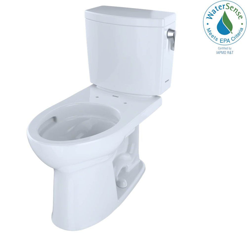 TOTO Toto® Drake® II 1G® Two-Piece Elongated 1.0 Gpf Universal Height Toilet With Cefiontect And Right-Hand Trip Lever