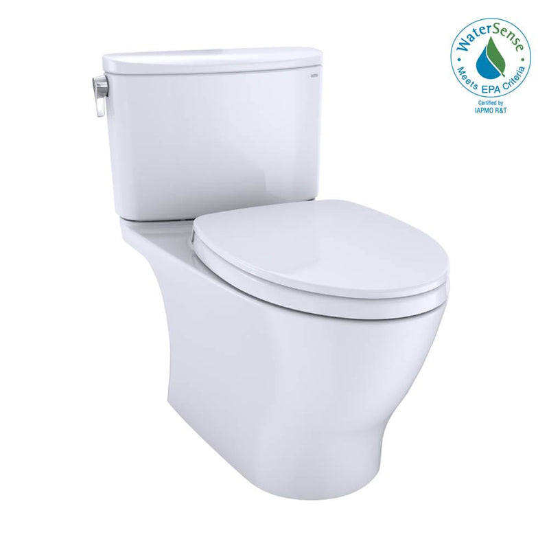 TOTO Toto® Nexus® Two-Piece Elongated 1.28 Gpf Universal Height Toilet With Cefiontect® And Ss124 Softclose Seat, Washlet®+ Ready