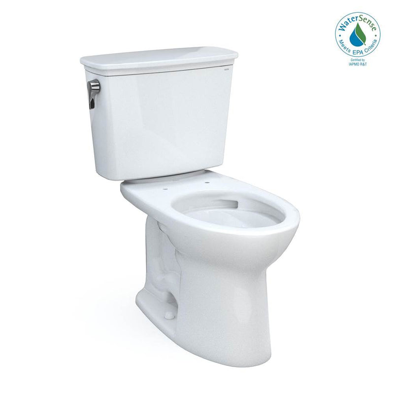 TOTO Toto® Drake® Transitional Two-Piece Elongated 1.28 Gpf Universal Height Tornado Flush® Toilet With 10 Inch Rough-In And Cefiontect®