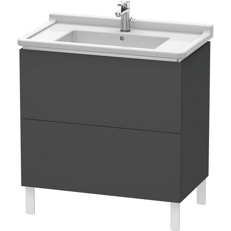 Duravit L-Cube Two Drawer Floorstanding Vanity Unit