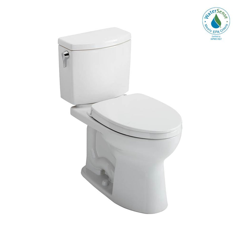 TOTO Toto® Drake® II 1G® Two-Piece Elongated 1.0 Gpf Universal Height Toilet With Cefiontect And Ss124 Softclose Seat, Washlet+ Ready