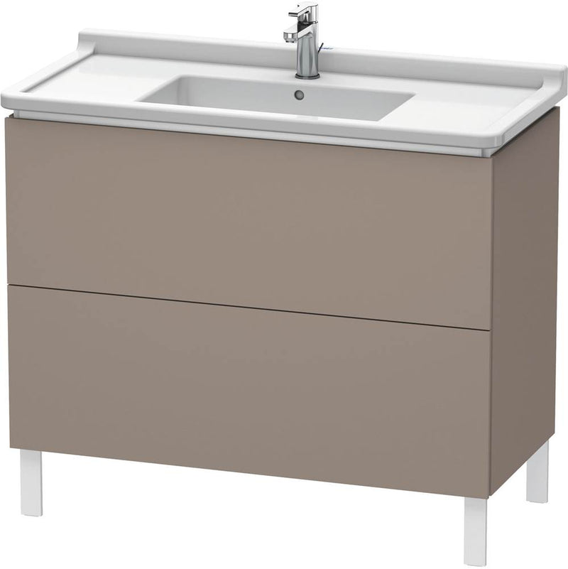 Duravit L-Cube Two Drawer Floorstanding Vanity Unit