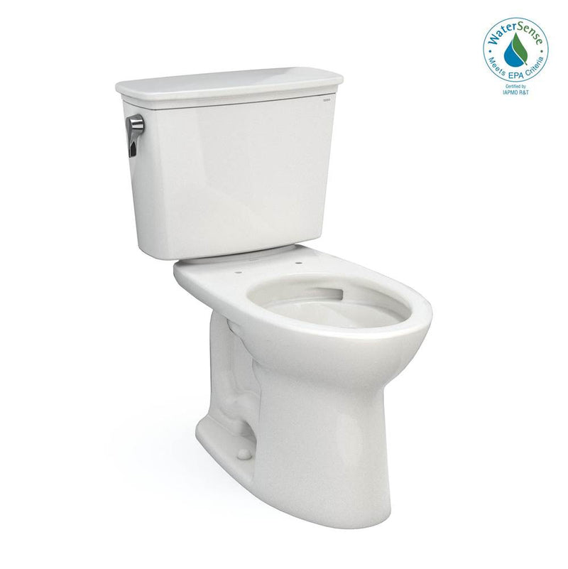 TOTO Toto® Drake® Transitional Two-Piece Elongated 1.28 Gpf Universal Height Tornado Flush® Toilet With Cefiontect®, Colonial