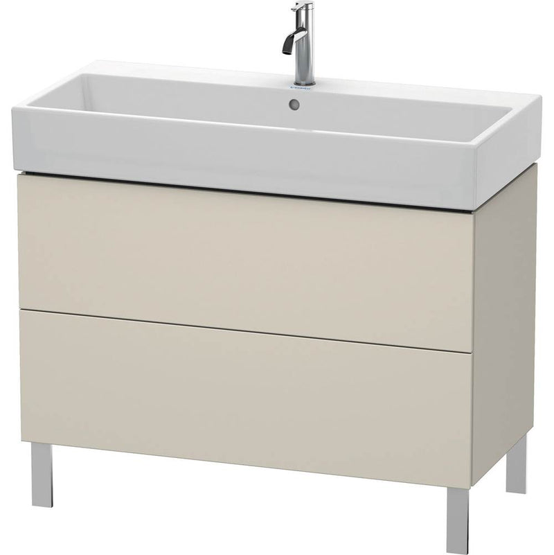 Duravit L-Cube Two Drawer Floorstanding Vanity Unit