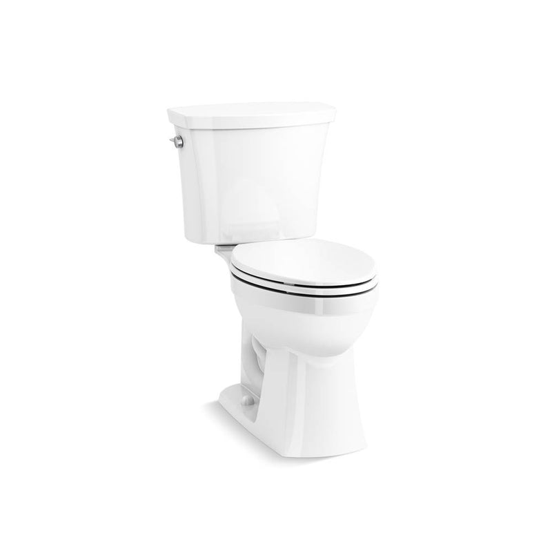 Kohler Kelston Comfort Height Two-Piece Elongated 1.28 Gpf Toilet With Left-Hand Trip Lever