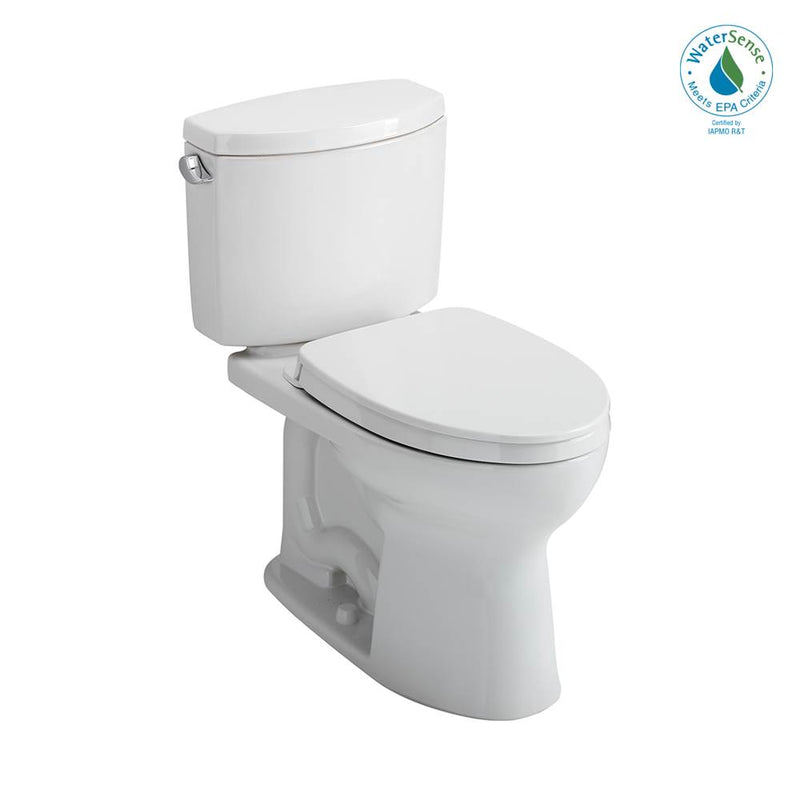 TOTO Toto® Drake® II Two-Piece Elongated 1.28 Gpf Universal Height Toilet With Cefiontect And Ss124 Softclose Seat, Washlet+ Ready