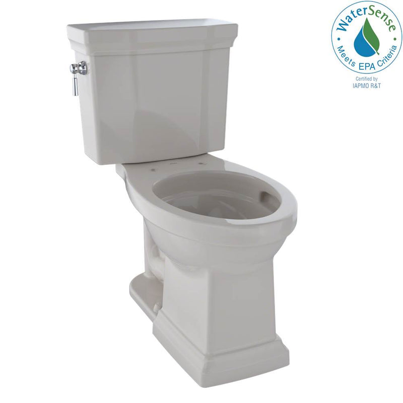 TOTO Toto® Promenade® II Two-Piece Elongated 1.28 Gpf Universal Height Toilet With Cefiontect