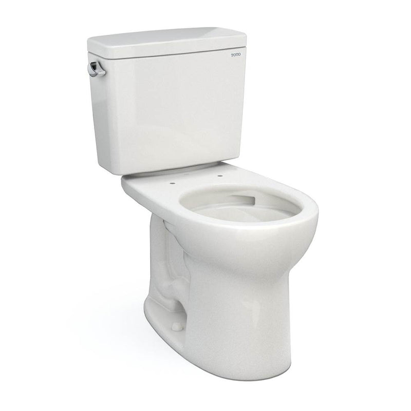 TOTO Toto® Drake® Two-Piece Round 1.6 Gpf Universal Height Tornado Flush® Toilet With Cefiontect®