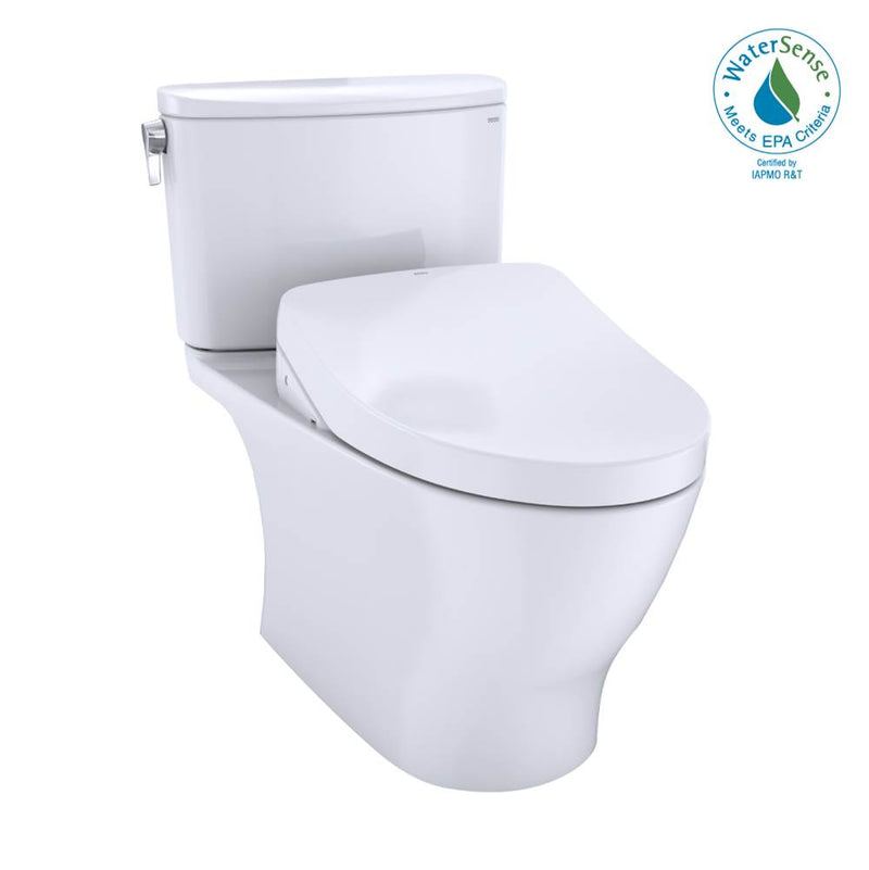 TOTO Toto® Washlet®+ Nexus® Two-Piece Elongated 1.28 Gpf Toilet With S500E Contemporary Bidet Seat