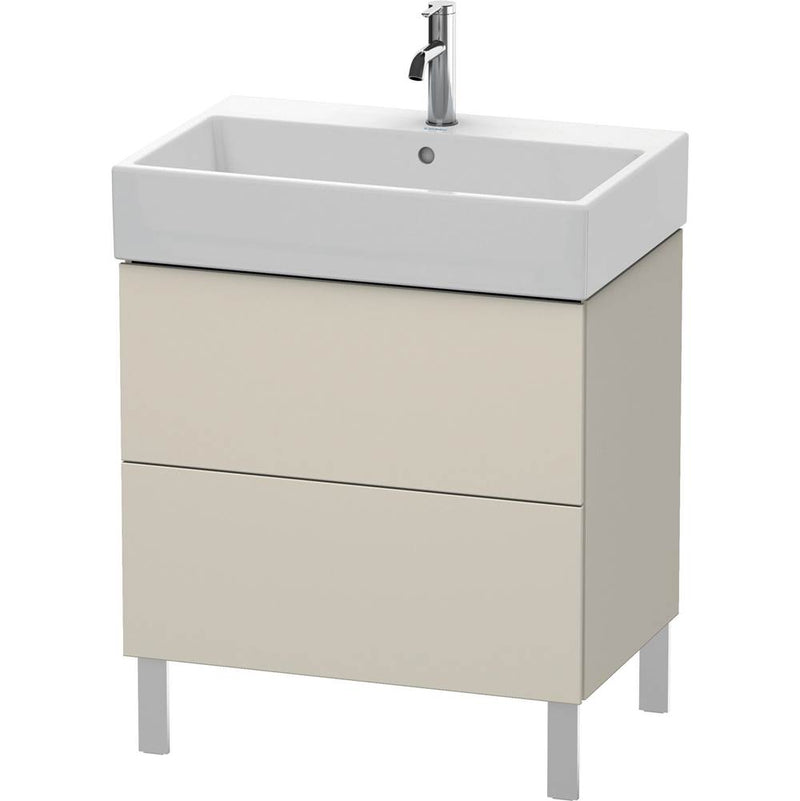 Duravit L-Cube Two Drawer Floorstanding Vanity Unit