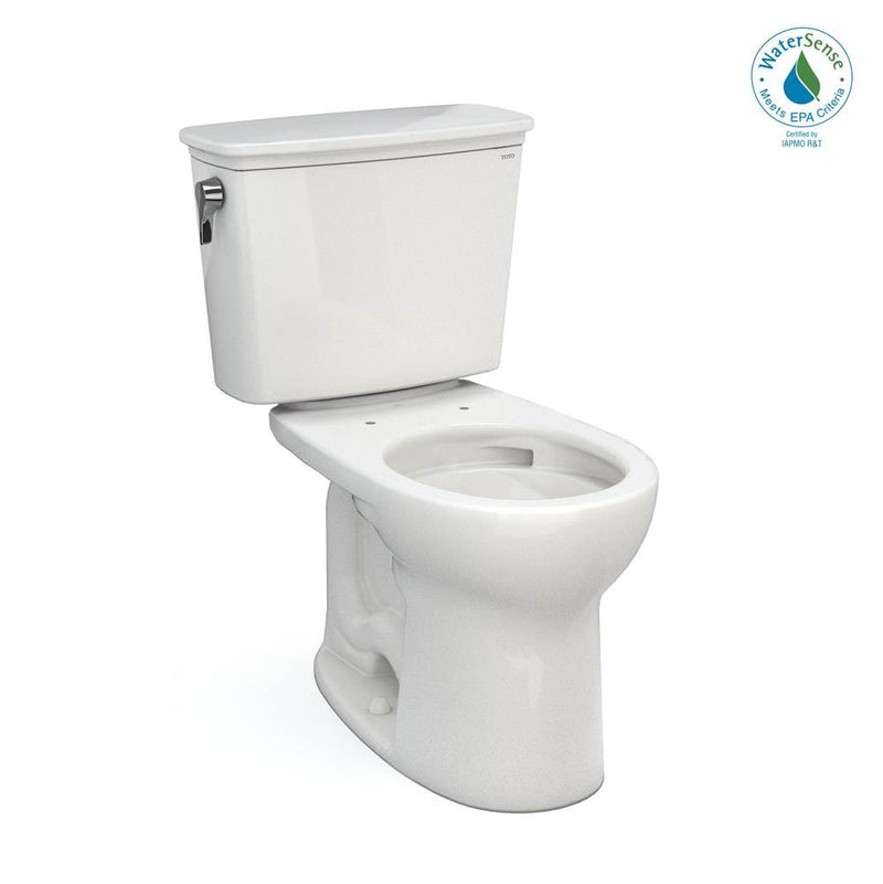 TOTO Toto® Drake® Transitional Two-Piece Round 1.28 Gpf Universal Height Tornado Flush® Toilet With Cefiontect®