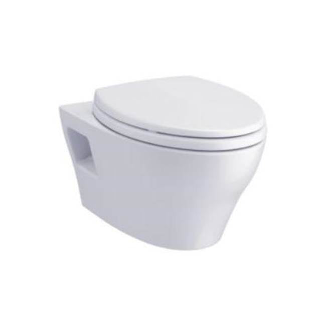 TOTO EP Wall-Hung Elongated Toilet and DuoFit® In-Wall 0.9 and 1.28 GPF Tank System with Copper Supply Line