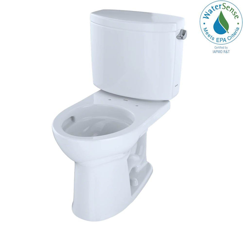 TOTO Toto® Drake® II Two-Piece Round 1.28 Gpf Universal Height Toilet With Cefiontect And Right-Hand Trip Lever