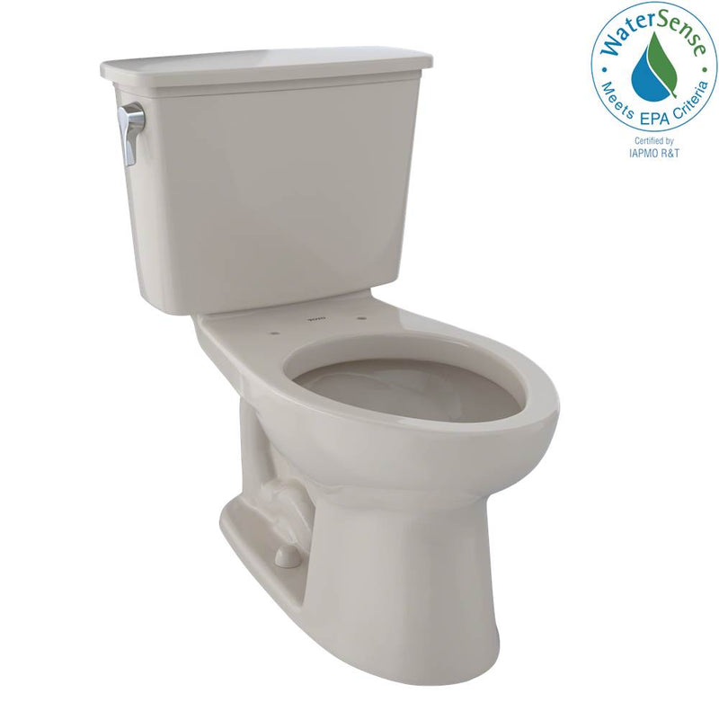 TOTO ECO-DRAKE ELONGATED BWL TOILET C744E+ST744E