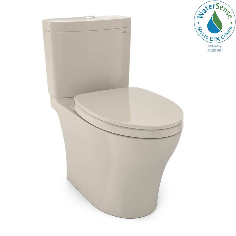 TOTO Aquia IV 1G WASHLET+ Two-Piece Elongated Dual Flush 1.0 and 0.8 GPF Toilet with CEFIONTECT