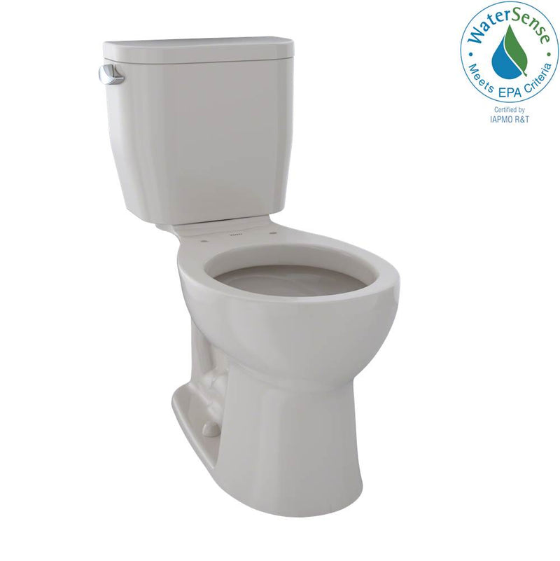 TOTO Toto® Entrada™ Two-Piece Round 1.28 Gpf Universal Height Toilet