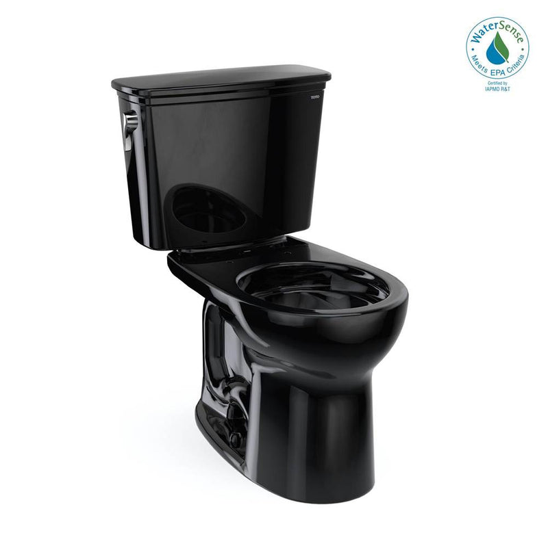 TOTO Toto® Drake® Transitional Two-Piece Round 1.28 Gpf Universal Height Tornado Flush® Toilet