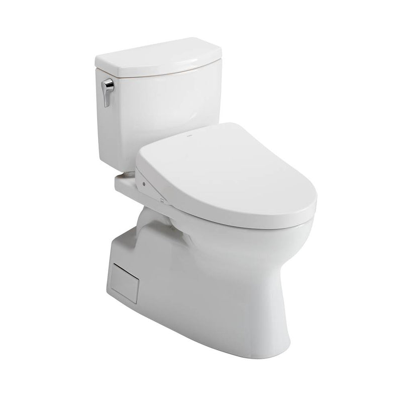 TOTO Toto® Washlet+® Vespin® II 1G® Two-Piece Elongated 1.0 Gpf Toilet With Auto Flush Washlet+® S550E Contemporary Bidet Seat