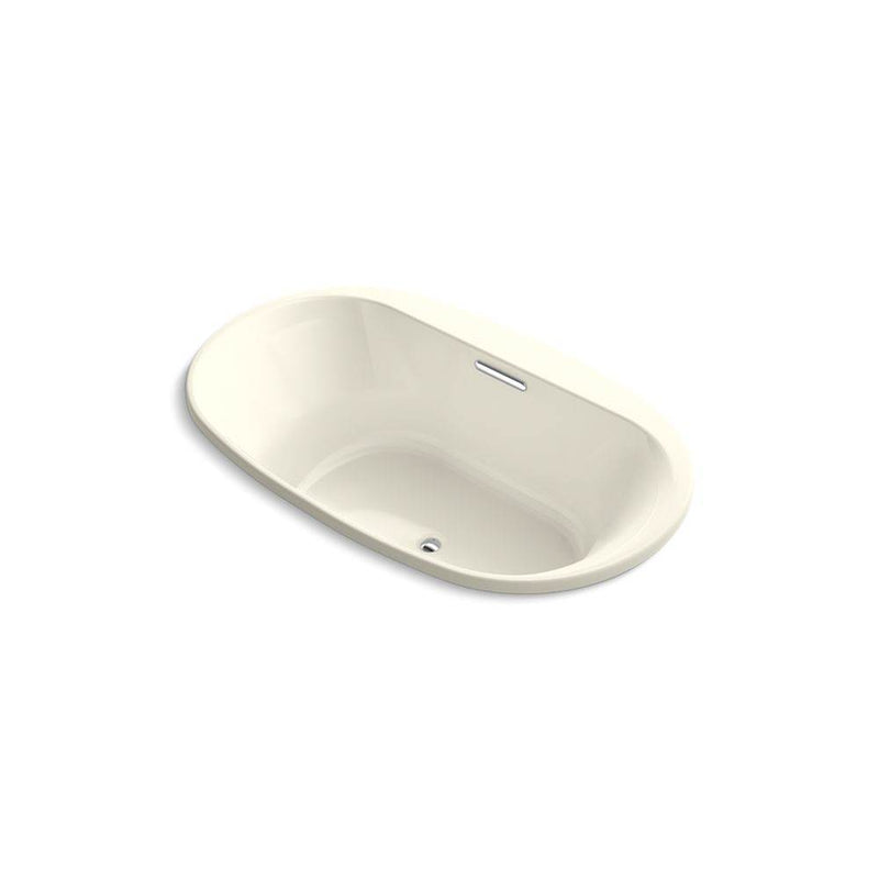 Kohler Underscore® Oval 71-1/2'' x 41-9/16'' drop-in VibrAcoustic® bath