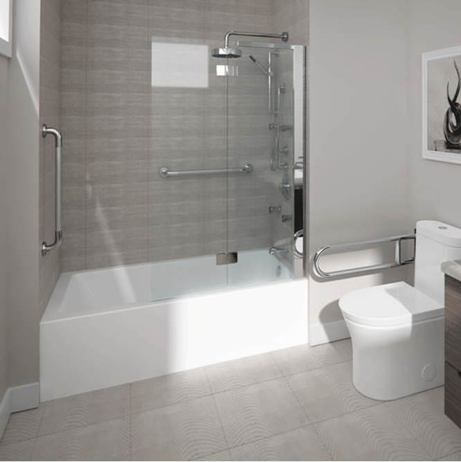 Neptune Entrepreneur ASTICA bathtub 30x60 AFR with Tiling Flange and Skirt, Right drain