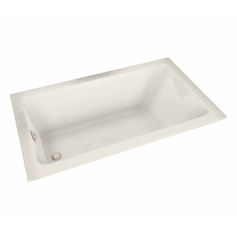 Maax Pose 7236 Acrylic Drop-in End Drain Combined Whirlpool & Aeroeffect Bathtub