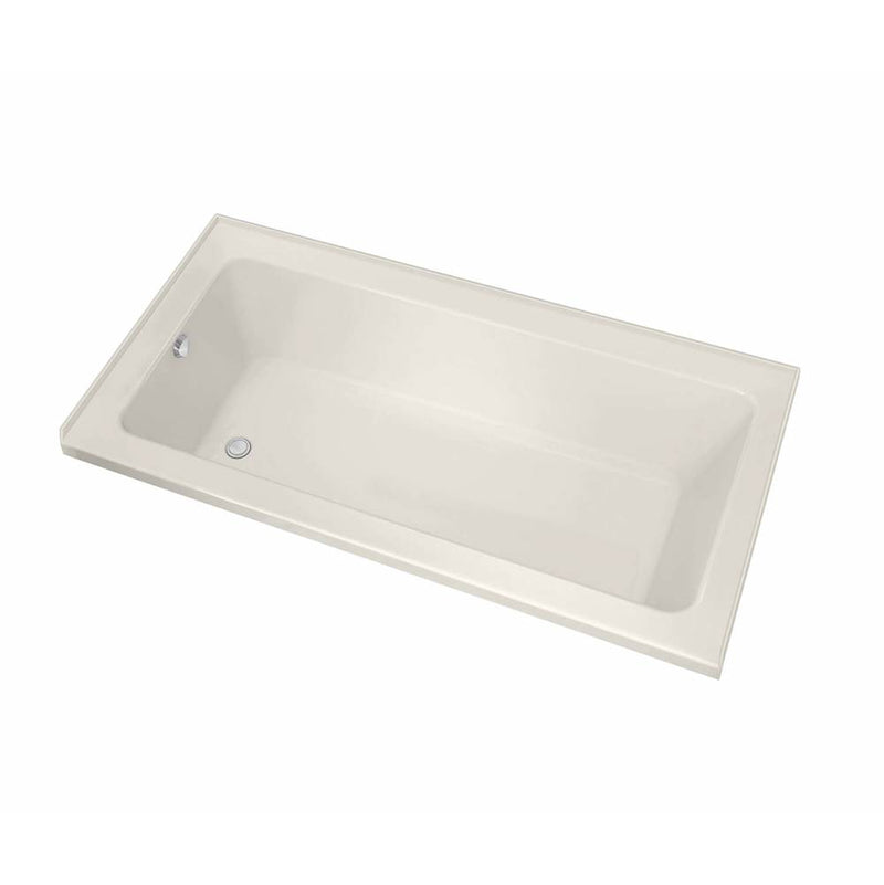 Maax Pose 6032 IF Acrylic Alcove Right-Hand Drain Combined Whirlpool & Aeroeffect Bathtub