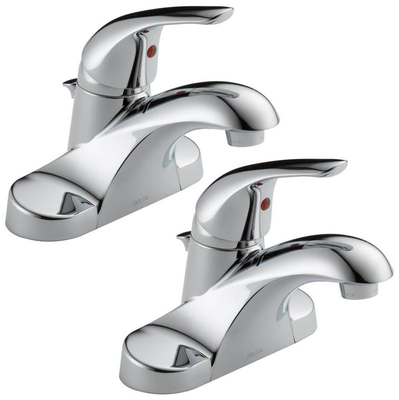 Delta Faucet Foundations® Single Handle Centerset Bathroom Faucet