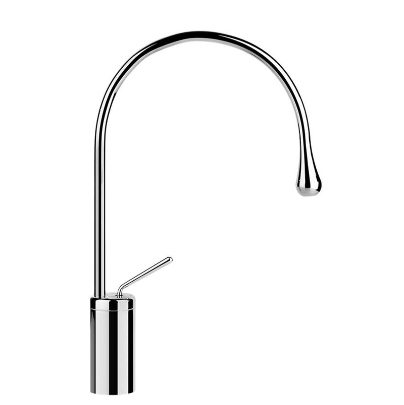 Gessi Tall Single Lever Washbasin Mixer Without Pop-Up Assembly