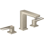 Hansgrohe Metropol Widespread Faucet 110 with Loop Handles and Pop-Up Drain, 0.5 GPM