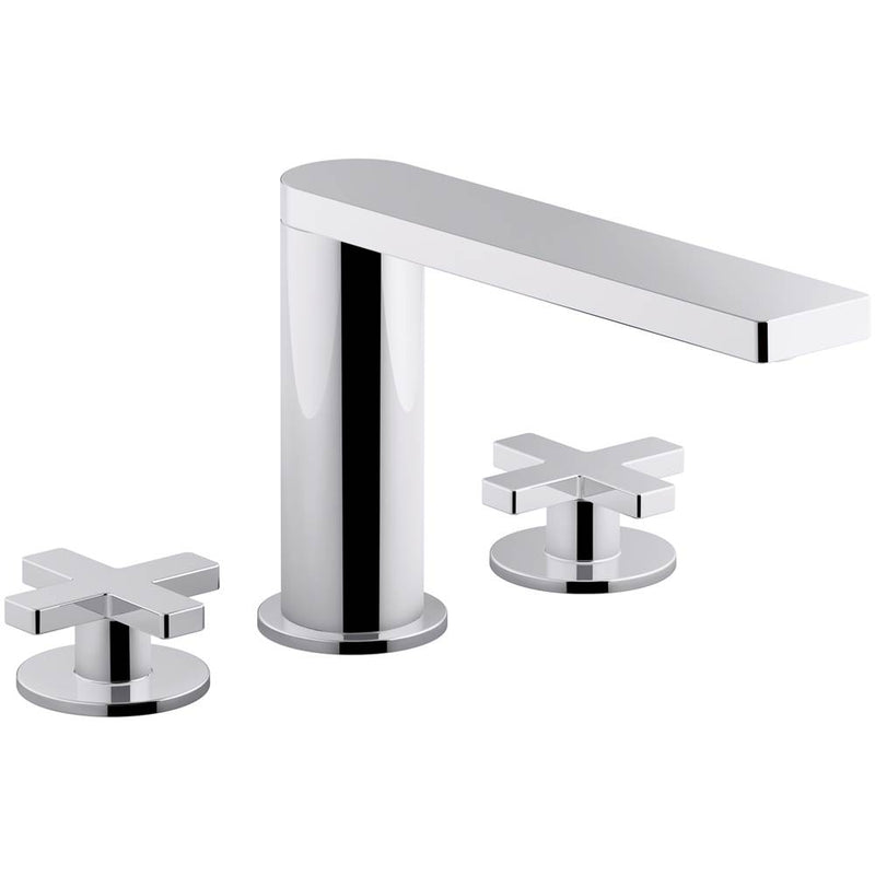 Kohler Composed® Widespread bathroom sink faucet with cross handles