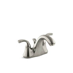 Kohler Forte® Centerset bathroom sink faucet with sculpted lever handles