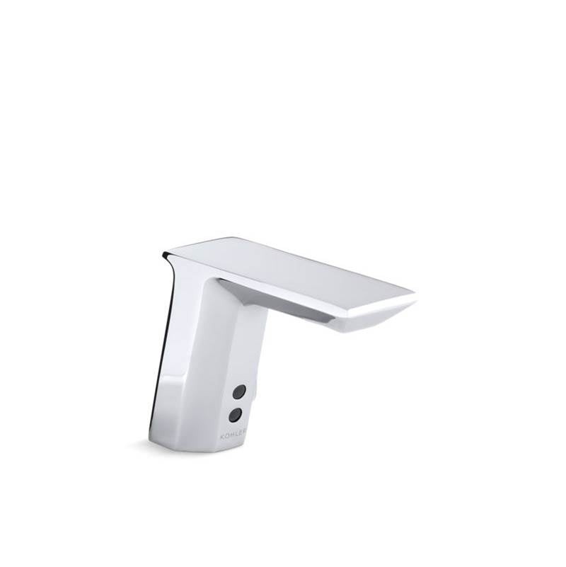 Kohler Geometric Touchless faucet with Insight™ technology and temperature mixer, Hybrid-powered