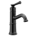 Moen Belfield One-Handle Bathroom Sink Faucet with Drain Assembly and Optional Deckplate