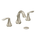 Moen Eva 8 in. Widespread 2-Handle High-Arc Bathroom Faucet Trim Kit in Chrome (Valve Sold Separately)