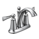 Moen Chrome Two-Handle Bathroom Faucet, 5.50 x 8.13 x 10.13 inches