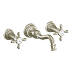 Moen Weymouth 2-Handle Wall Mount High-Arc Bathroom Faucet in Chrome (Valve Sold Separately)