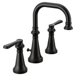 Moen Colinet Traditional Two-Handle Widespread High-Arc Bathroom Faucet with Lever Handles, Valve Required