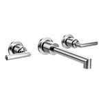 Moen Arris Wall Mount 2-Handle Low-Arc Bathroom Faucet Trim Kit in Chrome (Valve Sold Separately)