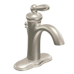 Moen Brantford One-Handle Traditional Bathroom Sink Faucet with Available Vessel Sink Extension Kit