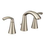 Moen Glyde 8 in. Widespread 2-Handle High-Arc Bathroom Faucet