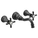 Moen Weymouth 2-Handle Wall Mount High-Arc Bathroom Faucet in Chrome (Valve Sold Separately)