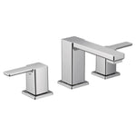 Moen 90 Degree Two-Handle Widespread Modern Bathroom Faucet, Valve Required