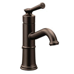 Moen Belfield One-Handle Bathroom Sink Faucet with Drain Assembly and Optional Deckplate