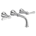 Moen Colinet Traditional Lever Handle Wall Mount Bathroom Faucet Trim, Valve Required