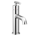 Moen Gibson One-Handle Single Hole Modern Bathroom Sink Faucet with Optional Deckplate