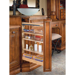 Rev-A-Shelf Wood Vanity Base Filler Pull Out Organizer for New Vanity Applications w/Soft Close