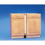 Rev-A-Shelf Wood Vanity Base Filler Pull Out Organizer for New Vanity Applications w/Soft Close